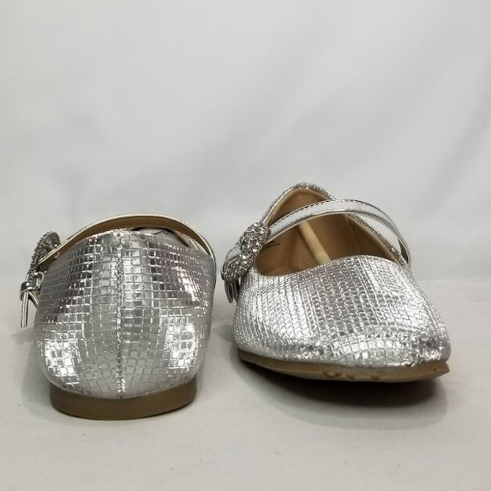 Kenneth Cole Reaction Women's Elwood Ballet Flats Size 8.5 Silver NWT - Picture 5 of 6